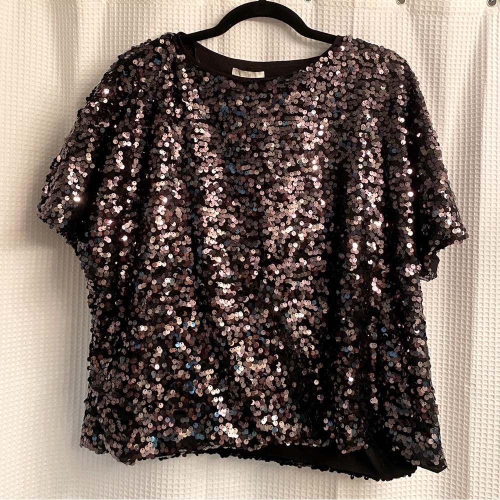 H&M Sequin Top